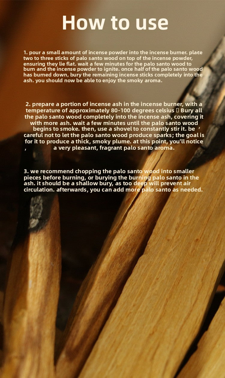 zensoullab Peru Sacred Wood Palo Santo Purifying Air Indoor Aromatherapy Space Magnetic Field Meditation Spiritual Fragrance