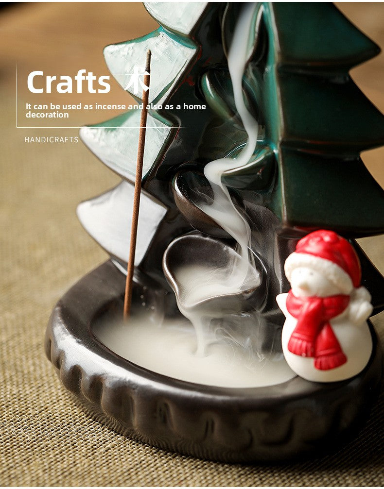 zensoullab Christmas Tree Backflow Incense Burner