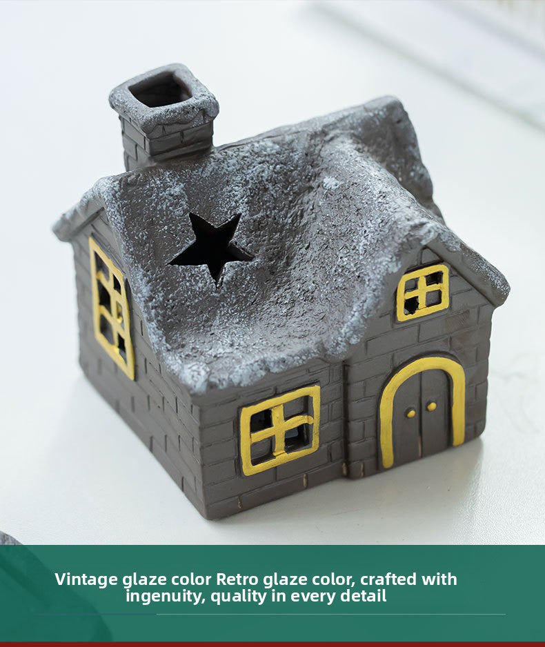 zensoullab Christmas themed ceramic incense burner