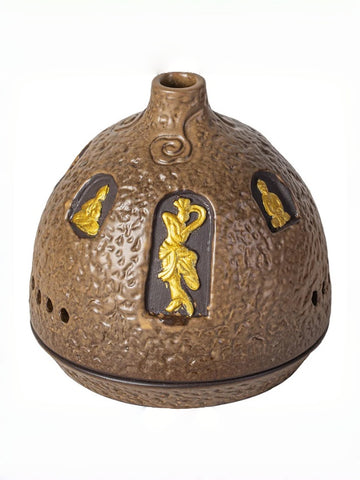 zensoullab Dunhuang Ceramic Incense Burner Home Indoor Incense Holder Incense Stand Aromatherapy Burner Zen Tea Room Desktop Incense Burner Ornament