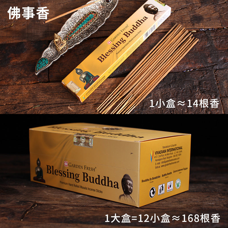 zensoullabGF Hot-Selling Indian Incense 18 Flavors Masala Handmade Sandalwood Agarwood Imported Aromatherapy Incense Stick Tibetan Incense