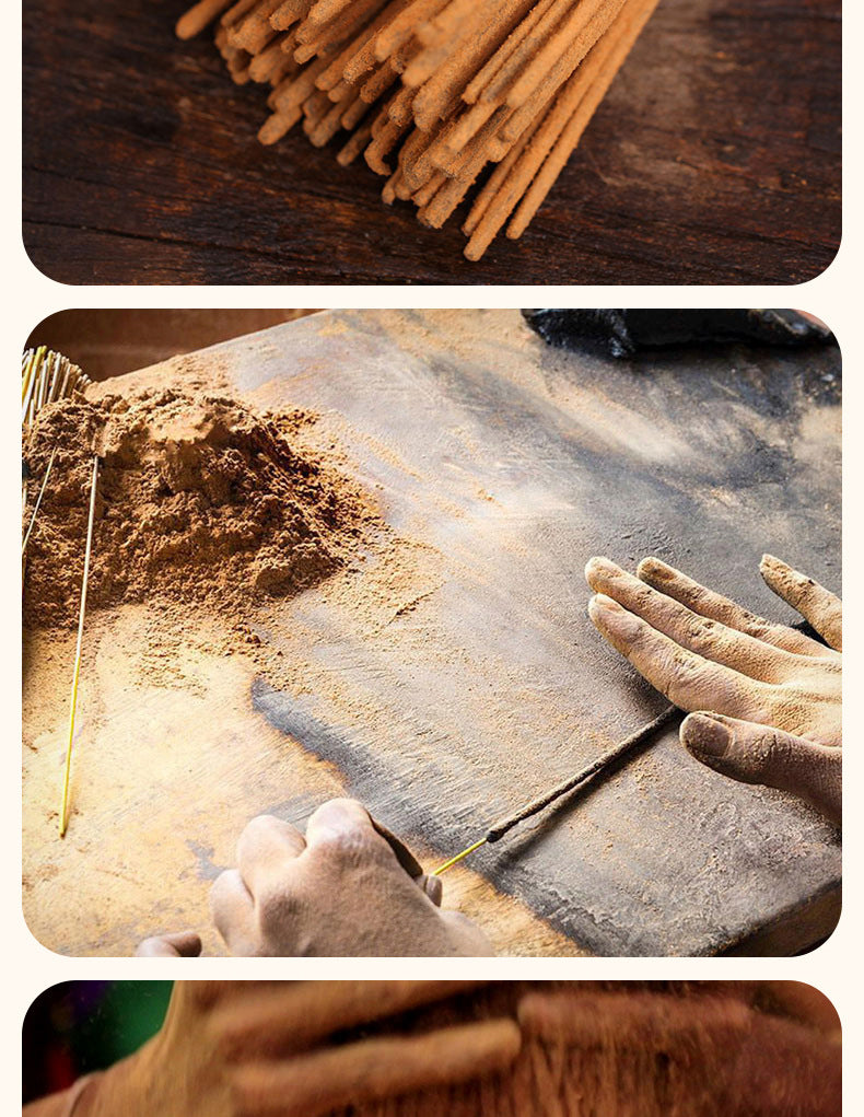 zensoullabGF Hot-Selling Indian Incense 18 Flavors Masala Handmade Sandalwood Agarwood Imported Aromatherapy Incense Stick Tibetan Incense