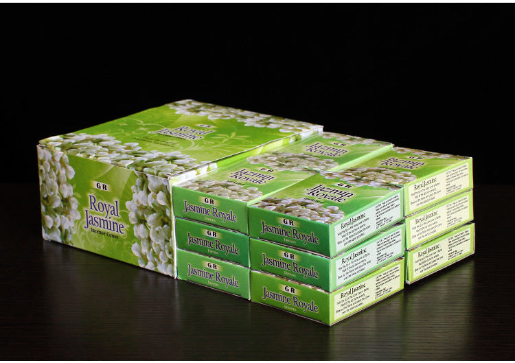 zensoullab Indian Incense Jasmine Large Box Royal Jasmine Original Imported Handmade Aromatherapy Incense Cones 407