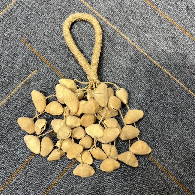 zensoullab Van Wood Fruit South African Fruit Shell Rattle Natural Plant Concert Accompaniment Small Sound Beam White Noise Healing Hand Wind Chime