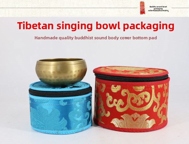 zensoullab Nepal Handmade Sound Bowl Bag Buddha Sound Bowl Packaging Bag Tibet Singing Bowl Gift Packaging Box Buddha Sound Bowl Storage Box