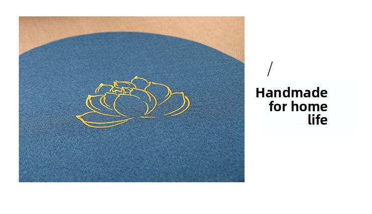 Zensoullab Japanese Style Tatami Mat Futon Cushion Thickened Stool Removable and Washable Window Cushion round Meditation Cushion Meditation Pray Cushion