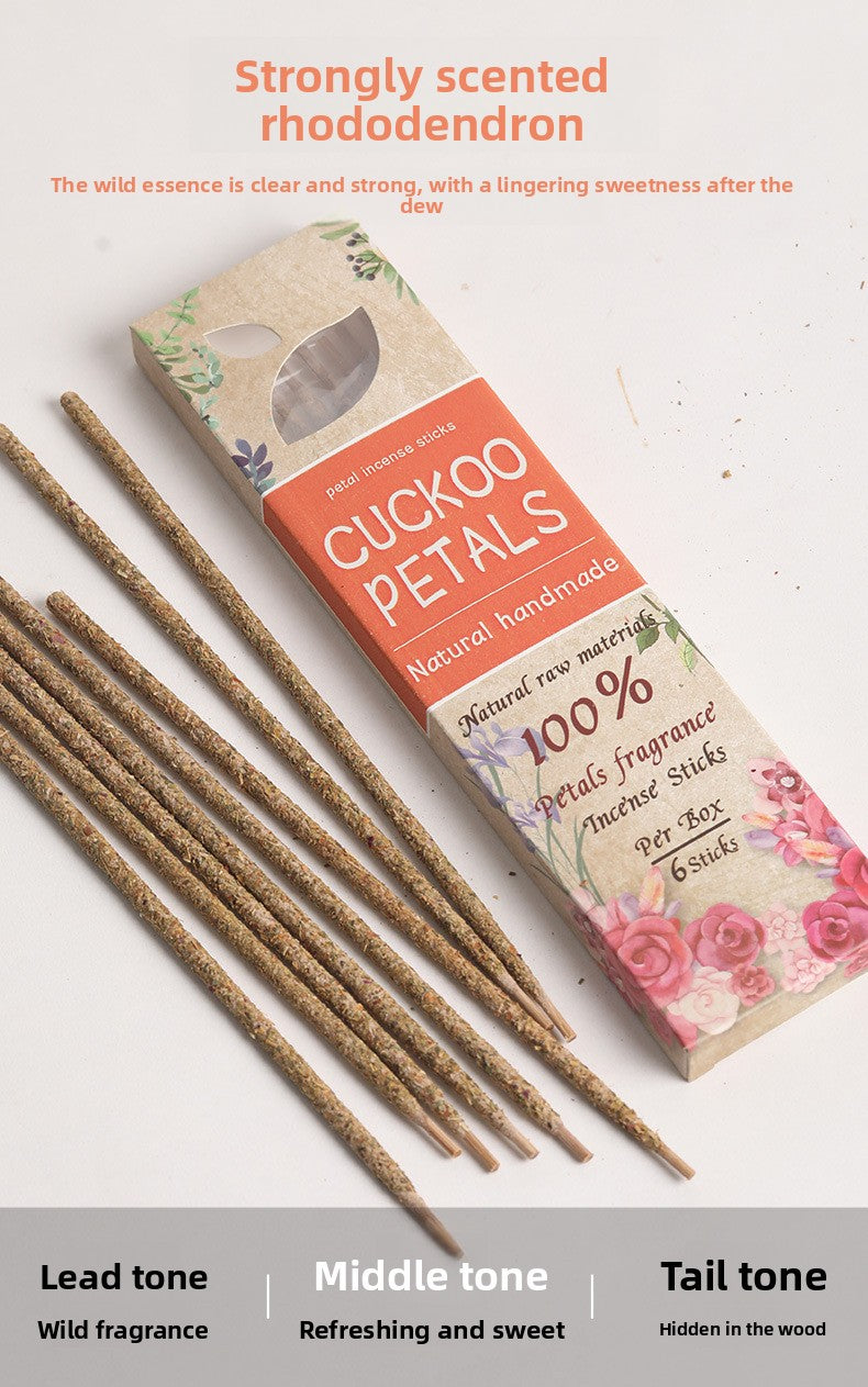 zensoullab Argentina Incense Rose Osmanthus Petal Incense Fragrant Incense Azalea Sandalwood Saffron Incense Sticks Home Use