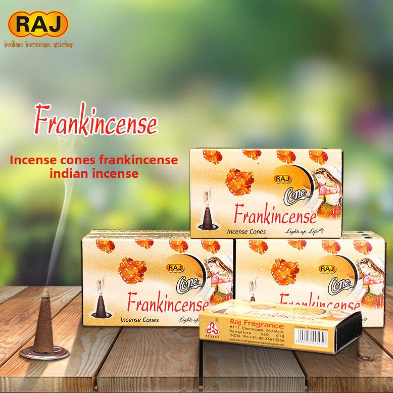 zensoullab Indian Incense Frankincense Frankincense Indian Original Imported Handmade Aromatherapy Incense Tower Incense 184