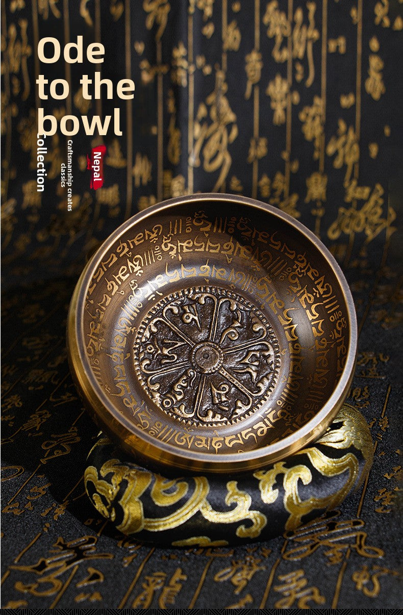zensoullab Nepal Handmade Singing Bowl Buddha Sound Bowl Yoga Healing Meditation Bowl Tibetan Singing Bowl Buddha Sound Bowl Buddhist Supplies