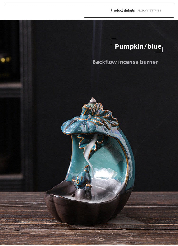 zensoullab Ceramic Beauty Statue Backflow Incense Burner Creative Beauty Elephant Sandalwood Burner Smoke Backflow Home Decor