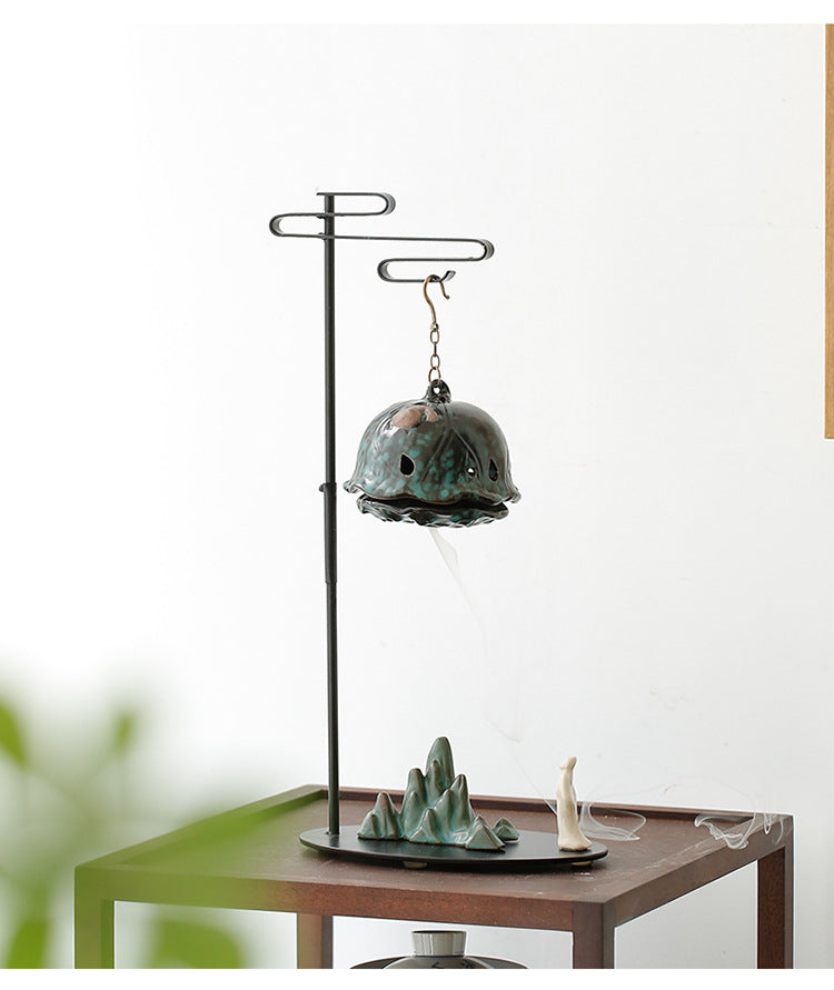 zensoullab Creative Backflow Incense Burner Home Indoor Incense Hanging Ball Chinese Zen Style Home Decoration Tea Ceremony Sandalwood Agarwood Incense Burner