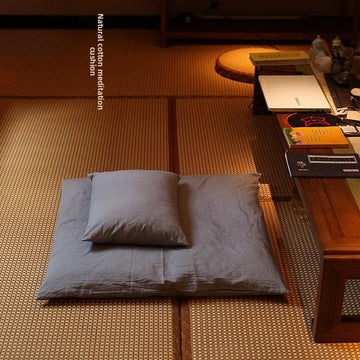 zensoullab Natural Cotton Meditation Cushion Nan Huaijin's Seven Posture Meditation Double Leg Meditation Meditation Cushion Floor Cushion Kneeling