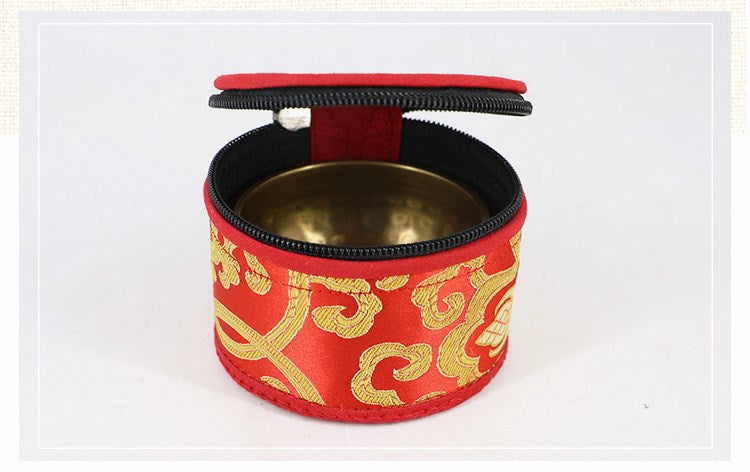 zensoullab Nepal Handmade Sound Bowl Bag Buddha Sound Bowl Packaging Bag Tibet Singing Bowl Gift Packaging Box Buddha Sound Bowl Storage Box