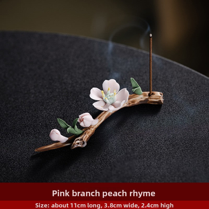 zensoullab Ceramic Flower Incense Holder
