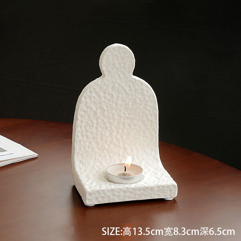 zensoullab Wabi-Sabi Style Candle Holder Incense Burner