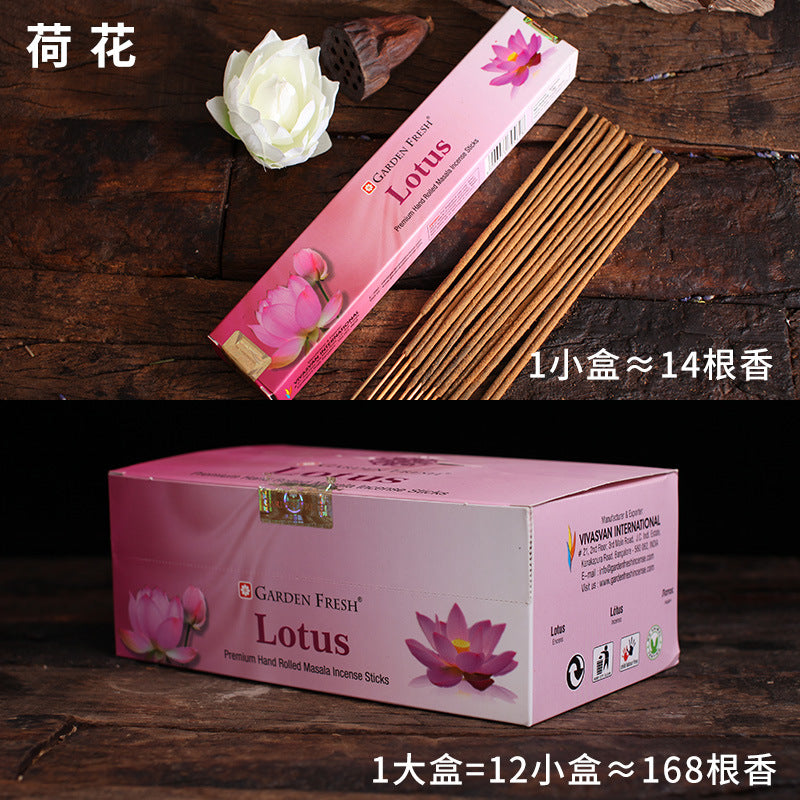 zensoullabGF Hot-Selling Indian Incense 18 Flavors Masala Handmade Sandalwood Agarwood Imported Aromatherapy Incense Stick Tibetan Incense