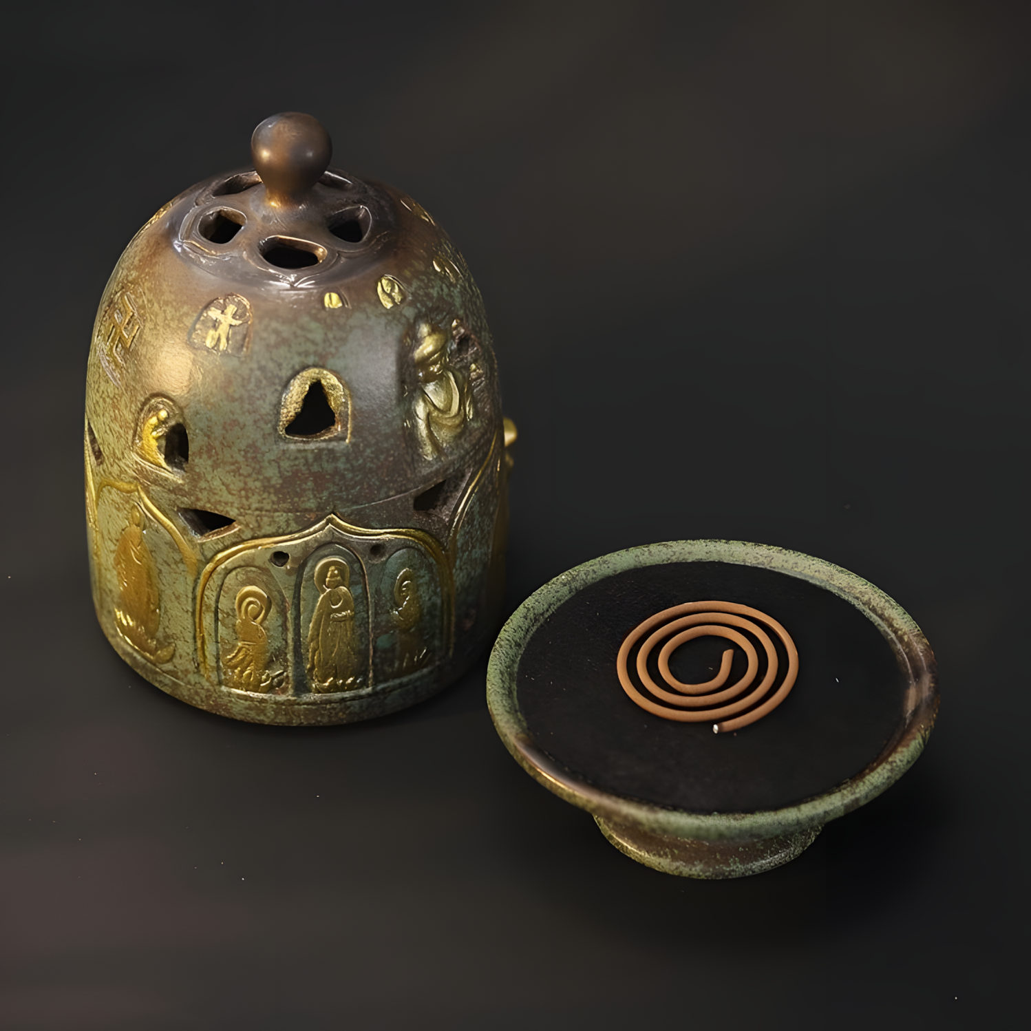 Zensoullab | Sacred Thousand Buddhas Incense Burner