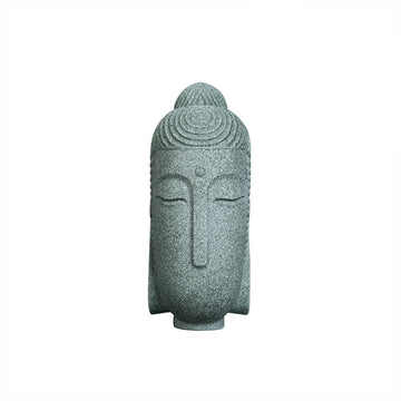 zensoullab Chinese Style National Trend Creative Stone Tea Pet Northern Wei Dynasty Buddha Head Home Office Decoration Green Sand Stone Zen Ornament