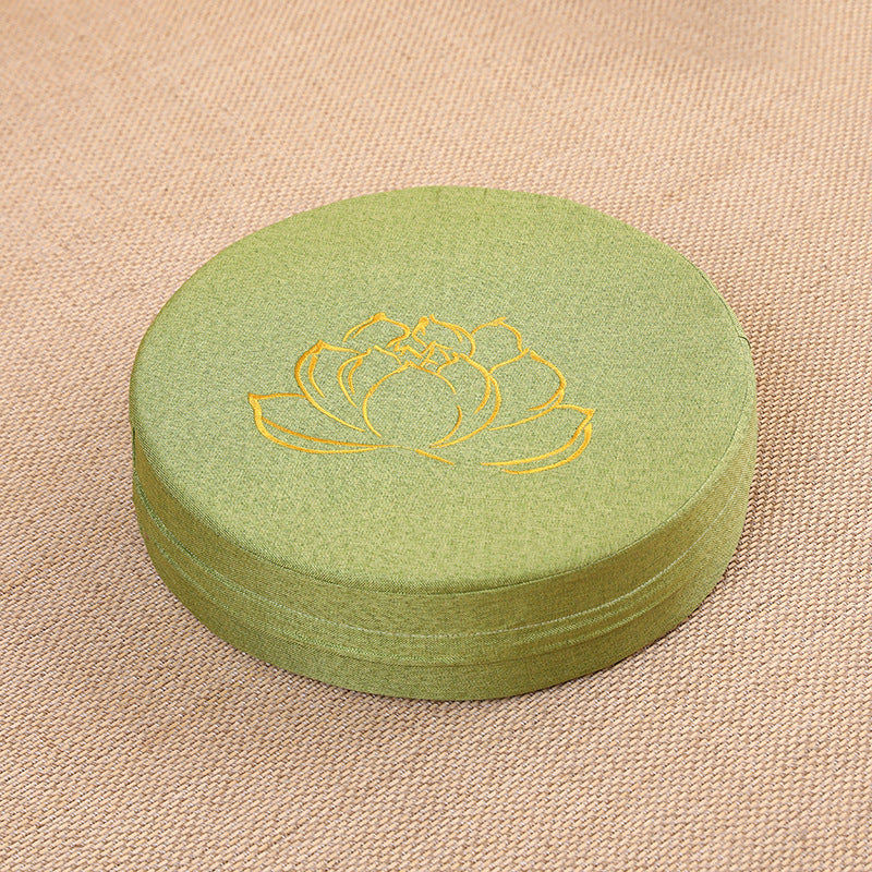 Zensoullab Japanese Style Tatami Mat Futon Cushion Thickened Stool Removable and Washable Window Cushion round Meditation Cushion Meditation Pray Cushion