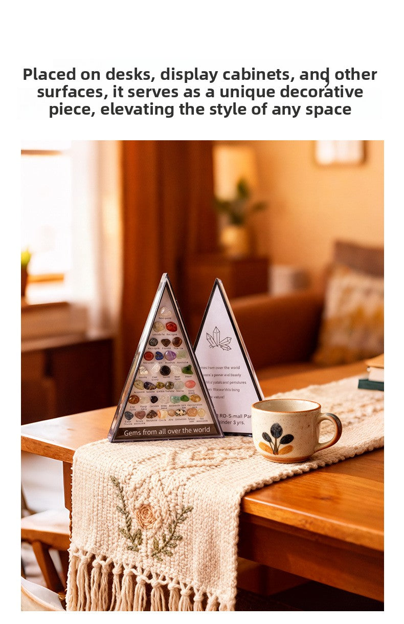 zensoullab Natural Crystal Mineral Specimen Mini Amethyst Raw Stone Gemstone Agate Crystal Craft Mineral Specimen Box