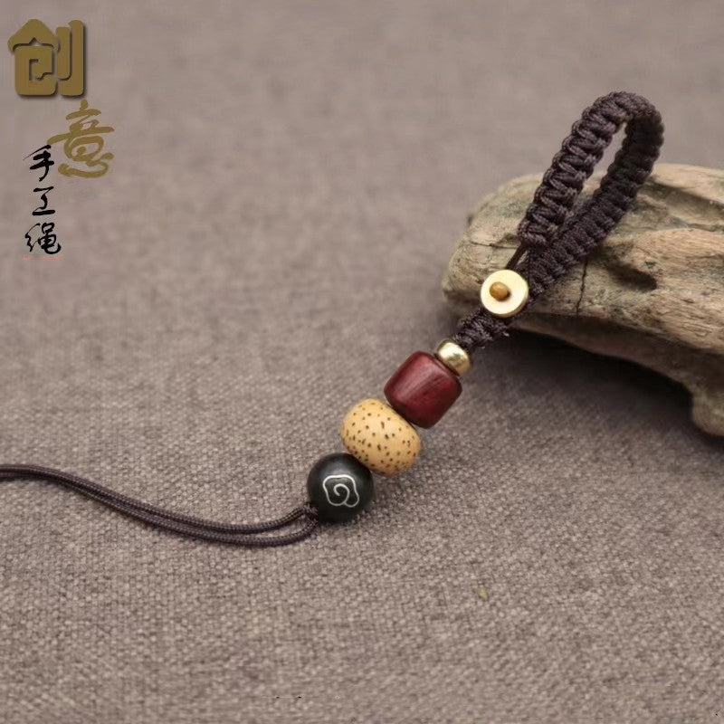Zensoullab Thai Silver Men's Pendant Guanyin Pendant Distressed Long Ethnic Style Six Words Mantra Virgin Vintage Handmade Buddha