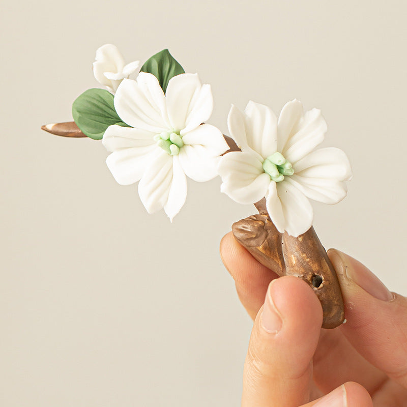 zensoullab Ceramic Apple Blossom Incense Holder