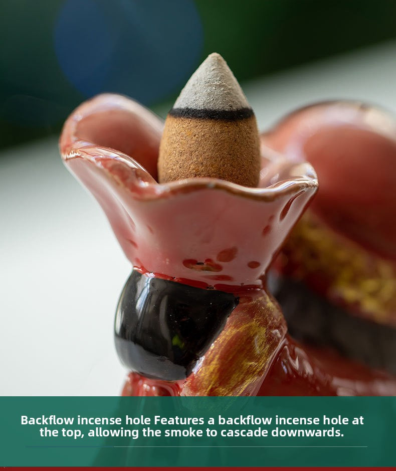 zensoullab Christmas Backflow Incense Burner