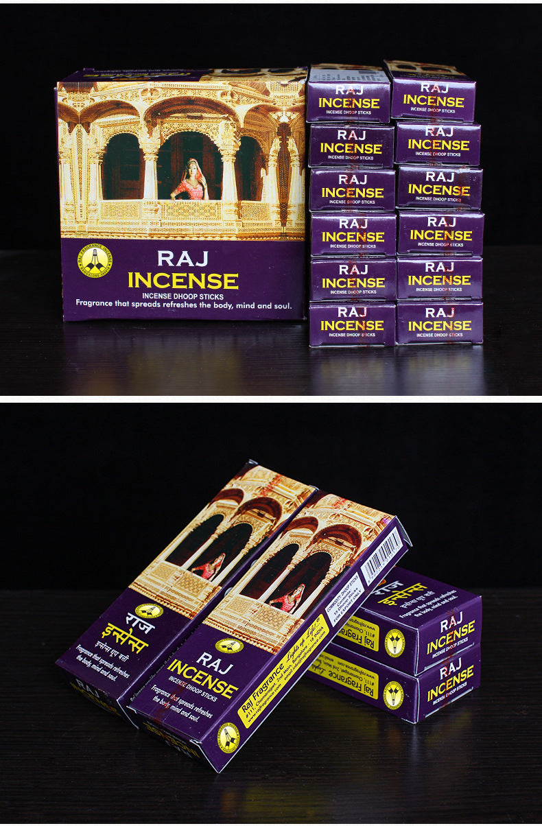 zensoullab Indian Incense Authentic Daruma Incense Old Pagoda Incense Stick Imported Aromatherapy Incense Tibetan Incense Handmade Sandalwood Wardrobe Incense