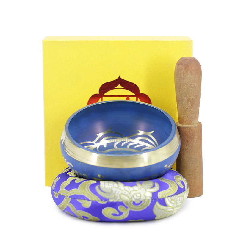 zensoullab Nepal Handmade Buddha Sound Bowl Chanting Bowl Singing Bowl Yoga Meditation Bowl Copper Chime Ritual Bowl Healing Buddha Sound Bowl