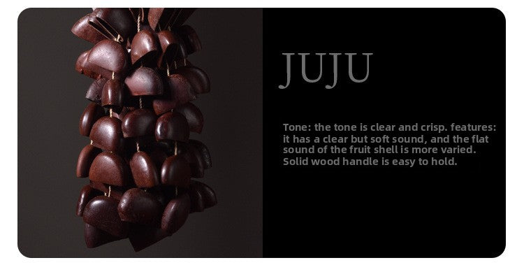 zensoullab Van Wood Fruit South African Fruit Shell Rattle Natural Plant Concert Accompaniment Small Sound Beam White Noise Healing Hand Wind Chime