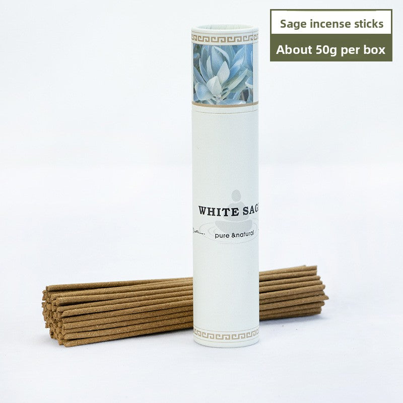 Zensoullab California White Salvia Officinalis Aromatherapy Himalaya Bowl Crystal Purification Plant Raw Materials Niche Aromatherapy Healing Domestic Incense Joss-Stick