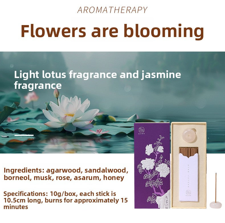zensoullab Incense Sticks Agarwood Sandalwood Incense New Chinese Style Portable Gift Box Pocket Incense Home Aromatherapy