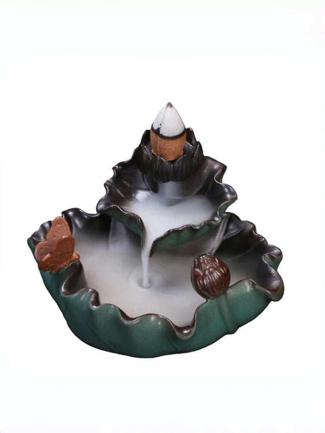 zensoullab Ceramic Buddhist Incense Burner Backflow Incense Incense Tools Incense Burner