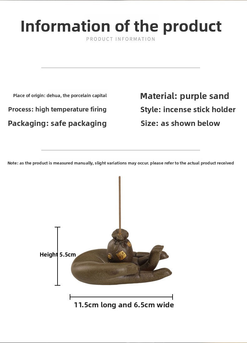 zensoullab Handheld Money Incense Burner