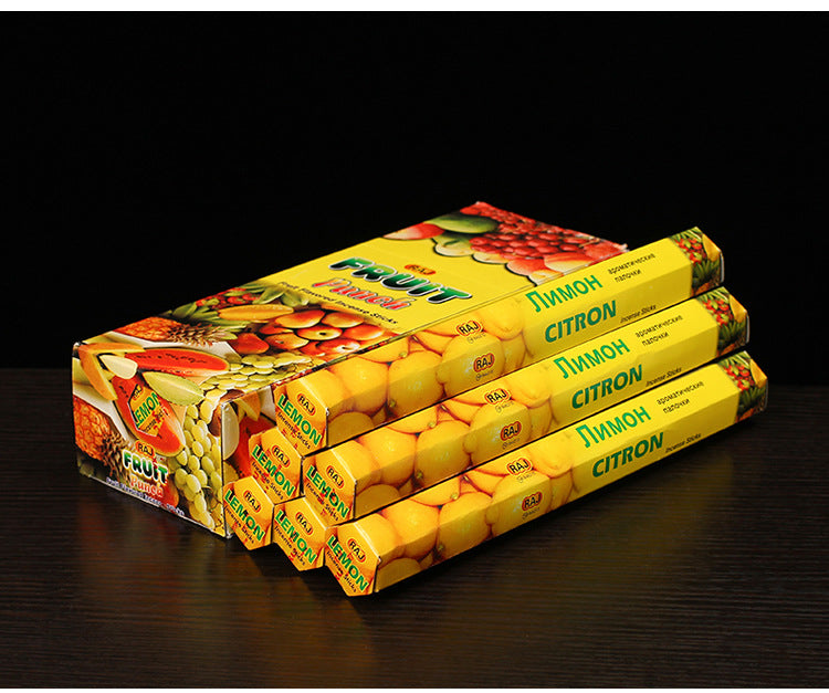 zensoullab Indian Incense 7 Fragrance Fruit Series Authentic Imported Indian Incense Incense Stick Fragrant Fresh