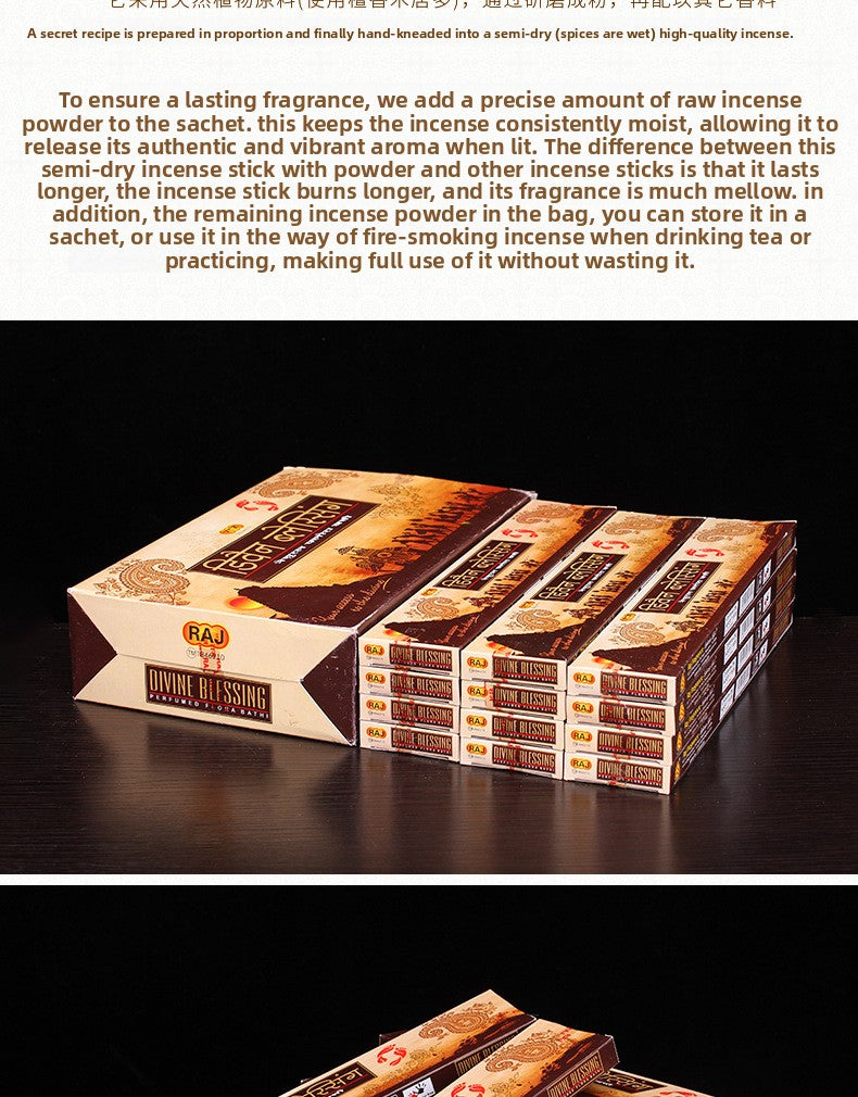 zensoullab Indian Incense Blessing Authentic Indian Imported Handmade Aromatherapy Sandalwood Masala Incense Stick 197