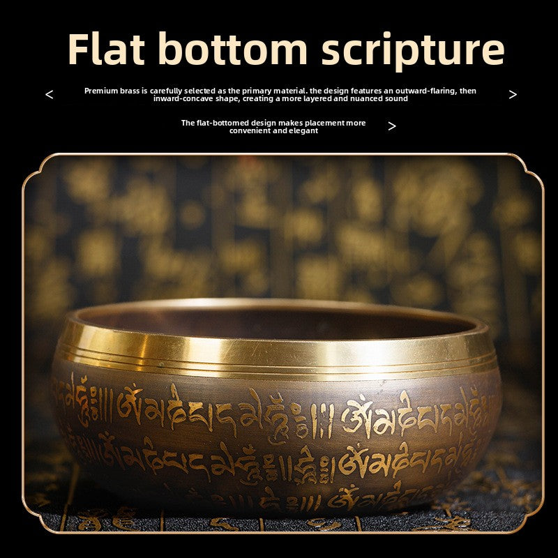 zensoullab Nepal Handmade Singing Bowl Buddha Sound Bowl Yoga Healing Meditation Bowl Tibetan Singing Bowl Buddha Sound Bowl Buddhist Supplies