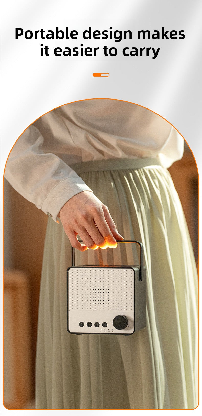 zensoullab Creative Simulated Flame Aromatherapy Machine Multifunctional Humidifier Home White Noise with Bluetooth Speaker Diffuser