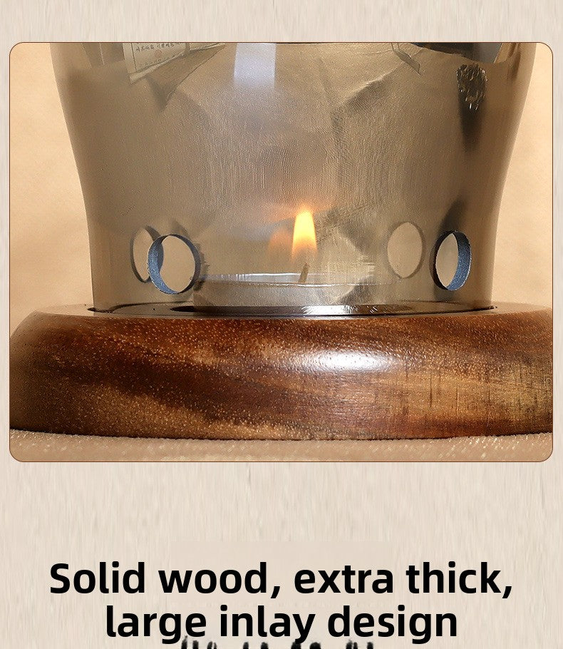 zensoullab Fireproof Candle Incense Burner Agarwood Wood Chips Aromatherapy Lamp Glass Incense Burner Glass Candle Holder Aromatherapy Lamp