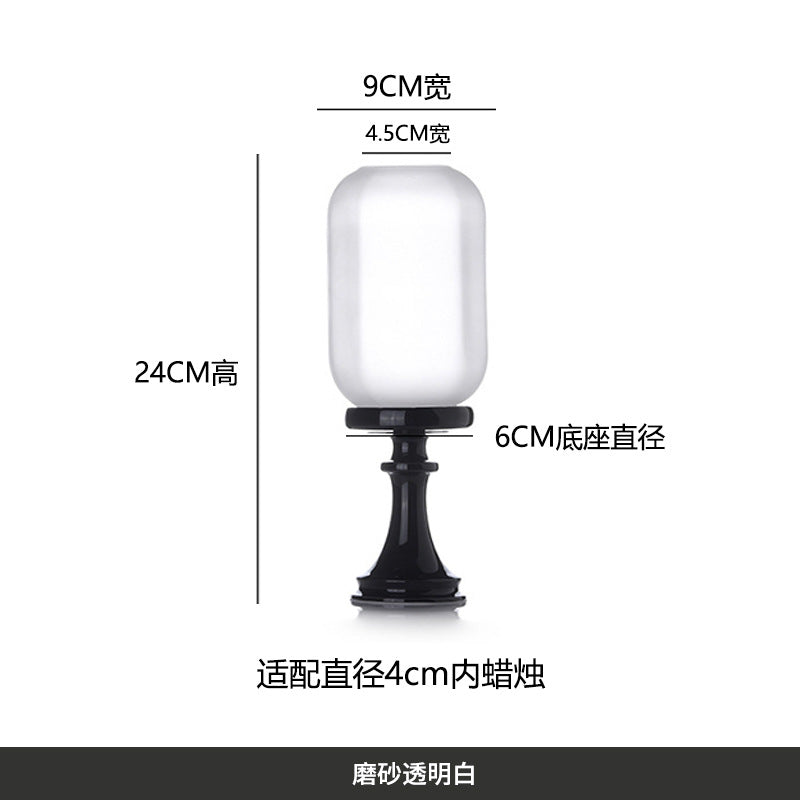 Zensoullab Chinese Style Incense Candle Holder Chinese Zen Antique Lampshade Ceramic Decoration Tea Room Atmosphere