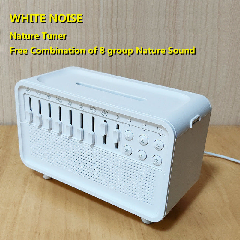 zensoullab White Noise Sleep Device Sleep Aid Calming Sleep Improvement Device Aromatherapy Humidifier Sleep Aid Night Light