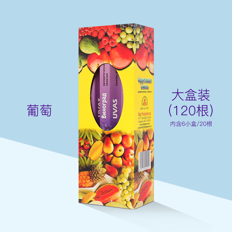 zensoullab Indian Incense 7 Fragrance Fruit Series Authentic Imported Indian Incense Incense Stick Fragrant Fresh
