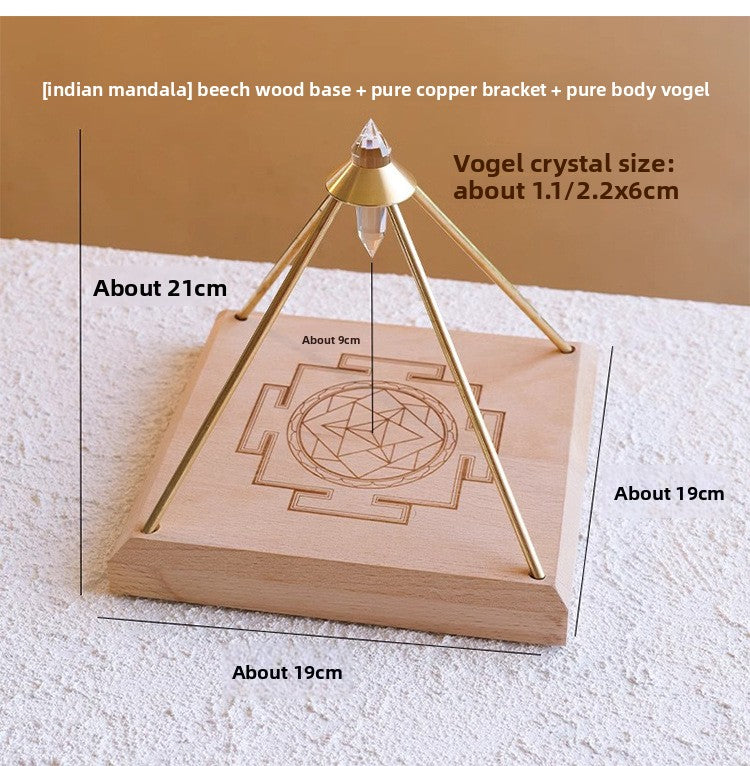 zensoullab Natural Vogel Crystal Pyramid Ornament Home Raw Crystal Energy Purification Amplifier Decorative Ornament
