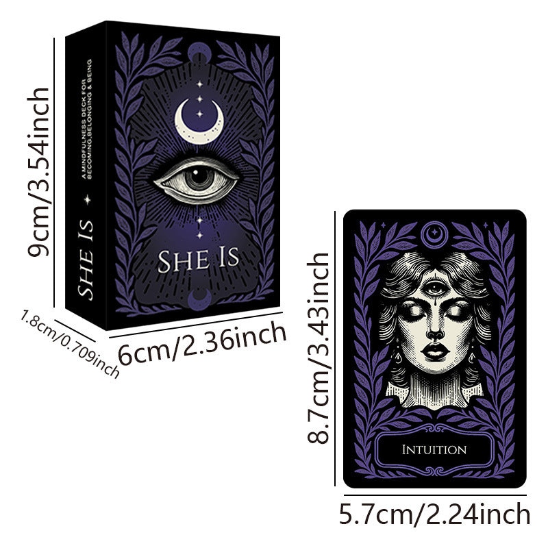 zensoullab 52 Cards of Spiritual Healing Positive Mindfulness Affirmation Cards Self-Care Emotional Cards