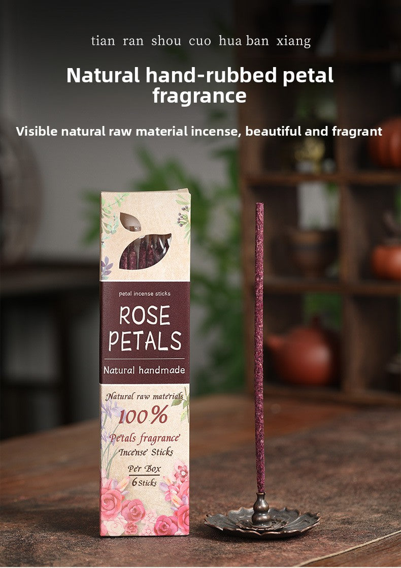 zensoullab Argentina Incense Rose Osmanthus Petal Incense Fragrant Incense Azalea Sandalwood Saffron Incense Sticks Home Use