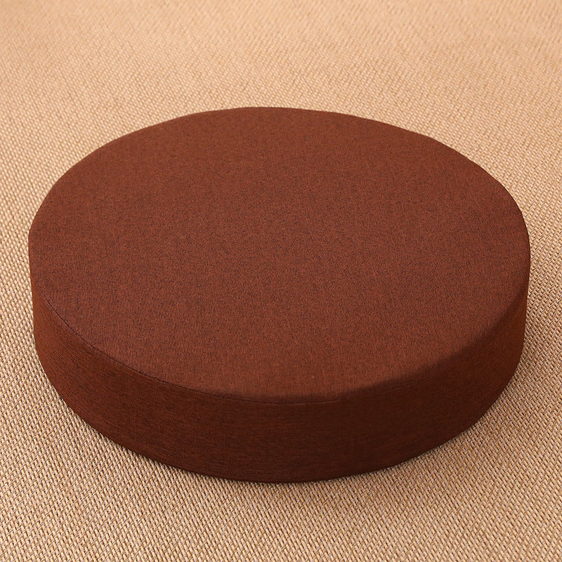 Zensoullab Japanese Style Tatami Mat Futon Cushion Thickened Stool Removable and Washable Window Cushion round Meditation Cushion Meditation Pray Cushion