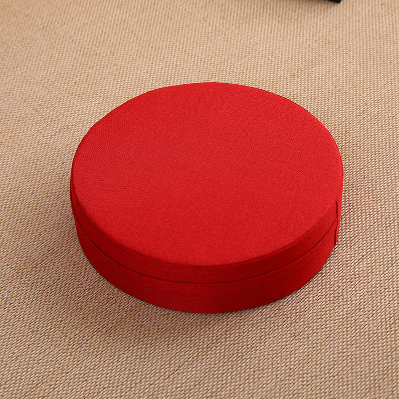 Zensoullab Japanese Style Tatami Mat Futon Cushion Thickened Stool Removable and Washable Window Cushion round Meditation Cushion Meditation Pray Cushion