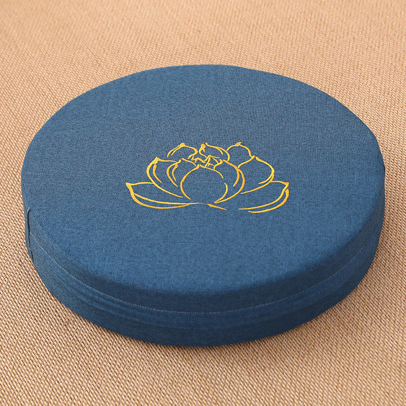 Zensoullab Japanese Style Tatami Mat Futon Cushion Thickened Stool Removable and Washable Window Cushion round Meditation Cushion Meditation Pray Cushion