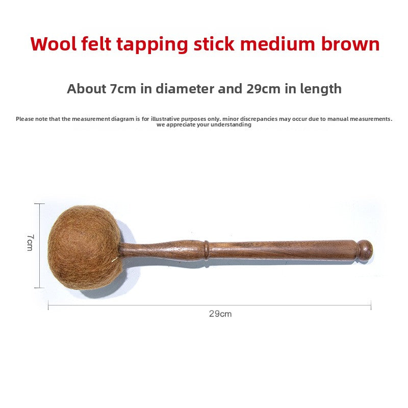 zensoullab Nepal Handmade Wool Felt Knocking Stick Tibetan Singing Bowl Mallet Sound Therapy Buddha Sound Bowl Accessories Buddha Sound Bowl Stick Hammer