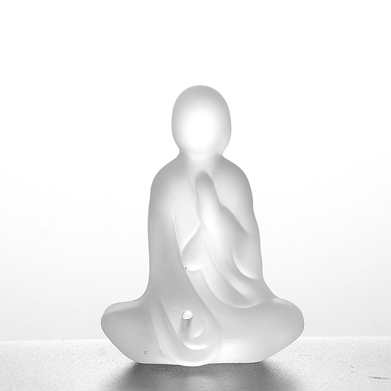 zensoullab Zen Incense Holder Creative Glass Home Incense Tea Ceremony Room Aromatherapy Stand Incense Ornament Backflow Incense Tea Ceremony Accessories